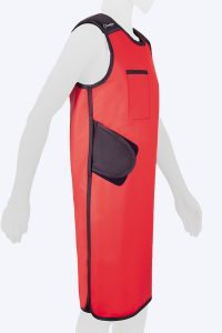 Backsaver lead lined radiation protective apron