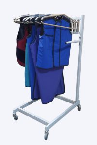 Amray Mobile vest and apron hanger